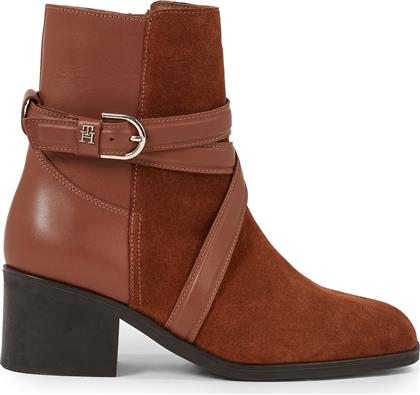 ΜΠΟΤΑΚΙΑ ELEVATED ESSENTIAL MIDHEEL BOOT FW0FW07515 ΚΑΦΕ TOMMY HILFIGER