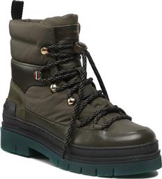 ΜΠΟΤΑΚΙΑ LACED OUTDOOR BOOT FW0FW06610 ΠΡΑΣΙΝΟ TOMMY HILFIGER