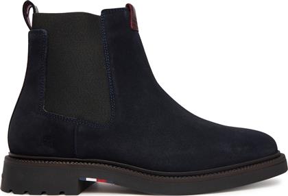 ΜΠΟΤΑΚΙΑ ΜΕ ΛΑΣΤΙΧΟ COMFORT LWT FM0FM05592 ΣΚΟΥΡΟ ΜΠΛΕ TOMMY HILFIGER