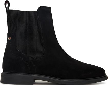 ΜΠΟΤΑΚΙΑ ΜΕ ΛΑΣΤΙΧΟ FLAG BOOT FW0FW08780 ΜΑΥΡΟ TOMMY HILFIGER