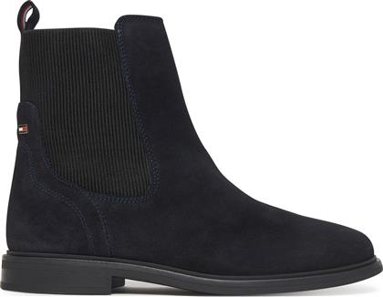 ΜΠΟΤΑΚΙΑ ΜΕ ΛΑΣΤΙΧΟ FLAG BOOT FW0FW08780 ΣΚΟΥΡΟ ΜΠΛΕ TOMMY HILFIGER