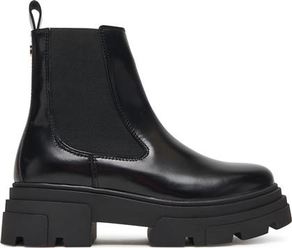 ΜΠΟΤΑΚΙΑ ΜΕ ΛΑΣΤΙΧΟ SHINY FW0FW09042 ΜΑΥΡΟ TOMMY HILFIGER