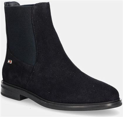 ΜΠΟΤΑΚΙΑ NUBUCK FLAG SUEDE LOW CHELSEA ΧΡΩΜΑ: ΝΑΥΤΙΚΟ ΜΠΛΕ, FW0FW08176 TOMMY HILFIGER