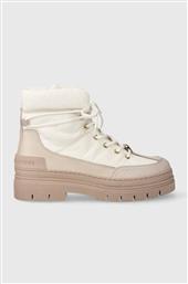 ΜΠΟΤΑΚΙΑ TH MONOGRAM OUTDOOR BOOT ΧΡΩΜΑ: ΑΣΠΡΟ, FW0FW07502 F3FW0FW07502 TOMMY HILFIGER