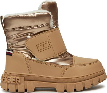 ΜΠΟΤΕΣ ΧΙΟΝΙΟΥ FUR BOOT T1A5-33605-1695 S ΜΠΕΖ TOMMY HILFIGER