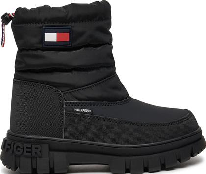 ΜΠΟΤΕΣ ΧΙΟΝΙΟΥ FUR BOOT T3X5-33715-1695 M ΜΑΥΡΟ TOMMY HILFIGER