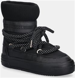 ΜΠΟΤΕΣ ΧΙΟΝΙΟΥ SNOW BOOT WATER REPELLENT ΧΡΩΜΑ: ΜΑΥΡΟ, FW0FW09260 TOMMY HILFIGER