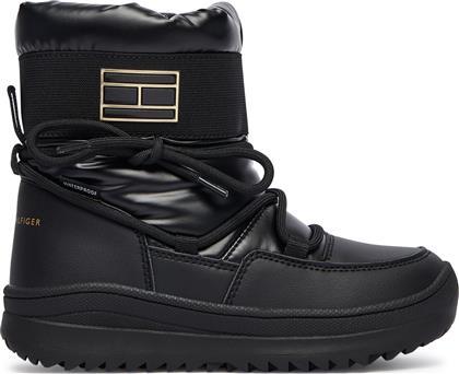 ΜΠΟΤΕΣ ΧΙΟΝΙΟΥ T3A5-34052-1474999 S ΜΑΥΡΟ TOMMY HILFIGER