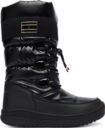 ΜΠΟΤΕΣ ΧΙΟΝΙΟΥ T3A6-34053-1474999 ΜΑΥΡΟ TOMMY HILFIGER