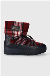 ΜΠΟΤΕΣ ΧΙΟΝΙΟΥ TARTAN SNOWBOOT ΧΡΩΜΑ: ΝΑΥΤΙΚΟ ΜΠΛΕ, FW0FW07612 F3FW0FW07612 TOMMY HILFIGER