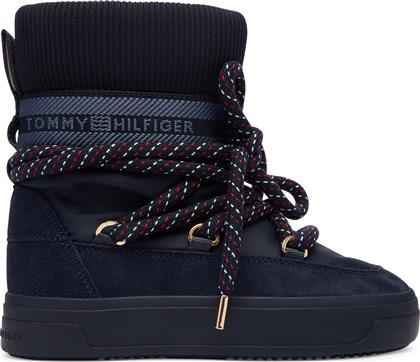 ΜΠΟΤΕΣ ΧΙΟΝΙΟΥ TOMMYTECH RWB SNOWBOOT WARM FW0FW09163 ΣΚΟΥΡΟ ΜΠΛΕ TOMMY HILFIGER