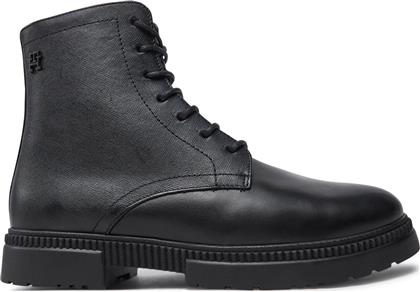 ΜΠΟΤΕΣ COMFORT TL TEXTURE LTH BOOT FM0FM05182 ΜΑΥΡΟ TOMMY HILFIGER