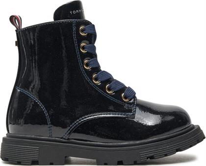 ΜΠΟΤΕΣ LACE-UP BOOTIE T1A5-33564-1237 M ΣΚΟΥΡΟ ΜΠΛΕ TOMMY HILFIGER