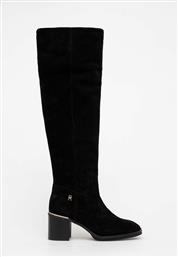 ΜΠΟΤΕΣ ΣΟΥΕΤ FEMININE SUEDE OVERKNEE BOOT ΓΥΝΑΙΚΕΙΕΣ, ΧΡΩΜΑ: ΜΑΥΡΟ, FW0FW07667 F3FW0FW07667 TOMMY HILFIGER