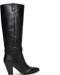ΜΠΟΤΕΣ T-STRAP POINTY FW0FW08982 ΜΑΥΡΟ TOMMY HILFIGER