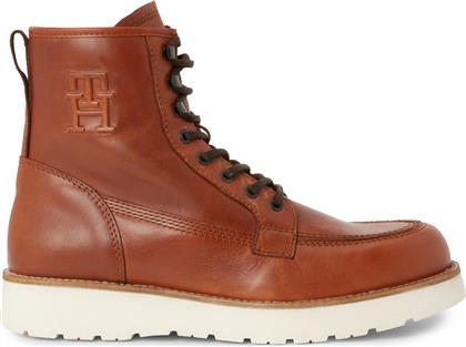 ΜΠΟΤΕΣ TH AMERICAN WARM LEATHER BOOT FM0FM04668 ΚΑΦΕ TOMMY HILFIGER