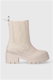 ΜΠΟΤΕΣ ΤΣΕΛΣΙ RUBBERIZED MID HEEL BOOT ΧΡΩΜΑ: ΜΠΕΖ, FW0FW07520 F3FW0FW07520 TOMMY HILFIGER