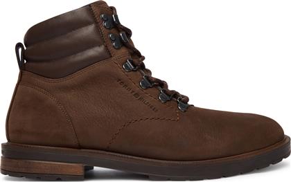 ΜΠΟΤΙΝΙΑ CLEATED HILFIGER WRM HOOK BOOT FM0FM05699 ΚΑΦΕ TOMMY HILFIGER