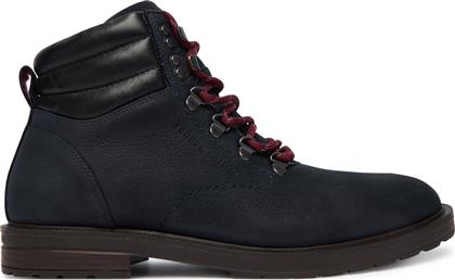 ΜΠΟΤΙΝΙΑ CLEATED HILFIGER WRM HOOK BOOT FM0FM05699 ΣΚΟΥΡΟ ΜΠΛΕ TOMMY HILFIGER