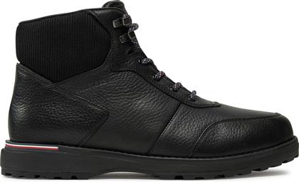 ΜΠΟΤΙΝΙΑ CORPORATE WARM OUTDOOR LTH BOOT FM0FM05148 ΜΑΥΡΟ TOMMY HILFIGER