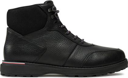 ΜΠΟΤΙΝΙΑ CORPORATE WARM OUTDOOR LTH BOOT FM0FM05148 ΜΑΥΡΟ TOMMY HILFIGER