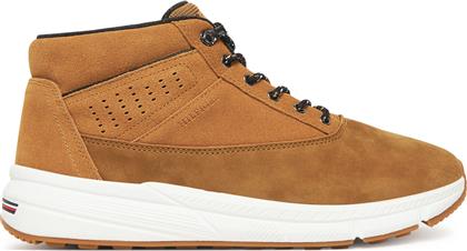 ΜΠΟΤΙΝΙΑ HILFIGER W NBK SDE HYBRID BOOT FM0FM05609 ΧΑΚΙ TOMMY HILFIGER
