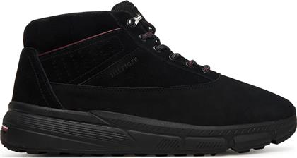ΜΠΟΤΙΝΙΑ HILFIGER W NBK SDE HYBRID BOOT FM0FM05609 ΜΑΥΡΟ TOMMY HILFIGER