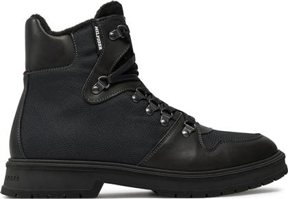 ΜΠΟΤΙΝΙΑ HILFIGER WARM CORDURA MIX BOOT FM0FM05180 ΜΑΥΡΟ TOMMY HILFIGER