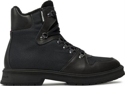 ΜΠΟΤΙΝΙΑ HILFIGER WARM CORDURA MIX BOOT FM0FM05180 ΜΑΥΡΟ TOMMY HILFIGER