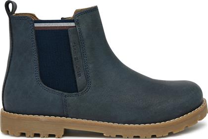 ΜΠΟΤΙΝΙΑ T1X5-33700-0124 S ΣΚΟΥΡΟ ΜΠΛΕ TOMMY HILFIGER