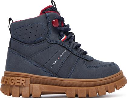 ΜΠΟΤΙΝΙΑ T1X5-34127-1696800 ΣΚΟΥΡΟ ΜΠΛΕ TOMMY HILFIGER