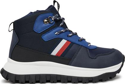 ΜΠΟΤΙΝΙΑ T3B9-33680-1696A S ΣΚΟΥΡΟ ΜΠΛΕ TOMMY HILFIGER