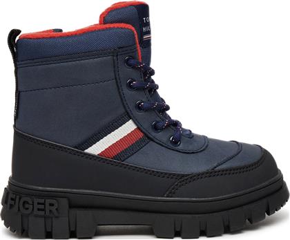 ΜΠΟΤΙΝΙΑ T3X5-33713-1487 M ΣΚΟΥΡΟ ΜΠΛΕ TOMMY HILFIGER