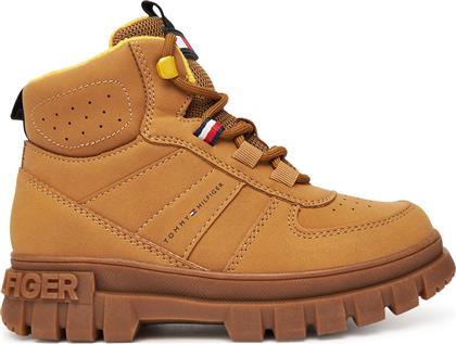ΜΠΟΤΙΝΙΑ T3X5-34129-1696 S ΚΑΦΕ TOMMY HILFIGER