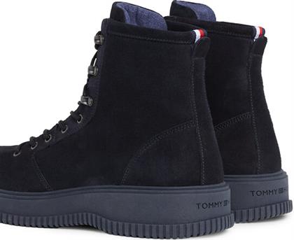 ΜΠΟΤΙΝΙΑ TH EVERYDAY CLASS W SUEDE HOOKS FM0FM04762 ΜΠΛΕ TOMMY HILFIGER