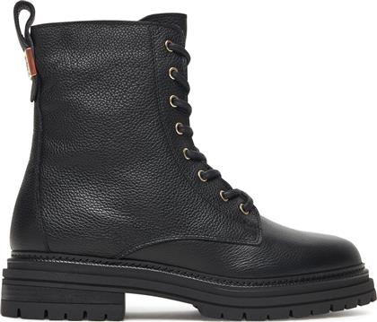 ΜΠΟΤΙΝΙΑ TH PLAQUE PEBBLE LACE BOOT WARM FW0FW08767 ΜΑΥΡΟ TOMMY HILFIGER