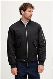 ΜΠΟΥΦΑΝ BOMBER ΧΡΩΜΑ: ΜΑΥΡΟ, MW0MW40593 TOMMY HILFIGER