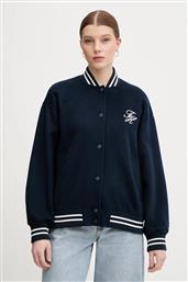 ΜΠΟΥΦΑΝ BOMBER ΜΕ ΠΡΟΣΘΗΚΗ ΜΑΛΛΙΟΥ ΧΡΩΜΑ: ΝΑΥΤΙΚΟ ΜΠΛΕ, WW0WW47760 TOMMY HILFIGER