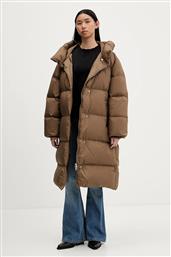 ΜΠΟΥΦΑΝ ΜΕ ΕΠΕΝΔΥΣΗ ΑΠΟ ΠΟΥΠΟΥΛΑ ΧΡΩΜΑ: ΚΑΦΕ, WW0WW47745 TOMMY HILFIGER