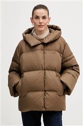 ΜΠΟΥΦΑΝ ΜΕ ΕΠΕΝΔΥΣΗ ΑΠΟ ΠΟΥΠΟΥΛΑ ΧΡΩΜΑ: ΚΑΦΕ, WW0WW47746 TOMMY HILFIGER