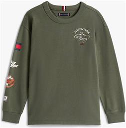 CAMP TOMMY MULTI PRINT TEE LS TOMMY HILFIGER