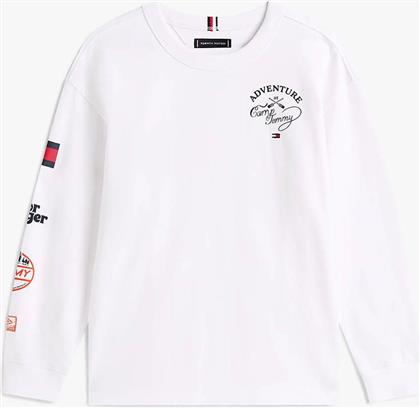 CAMP TOMMY MULTI PRINT TEE LS TOMMY HILFIGER