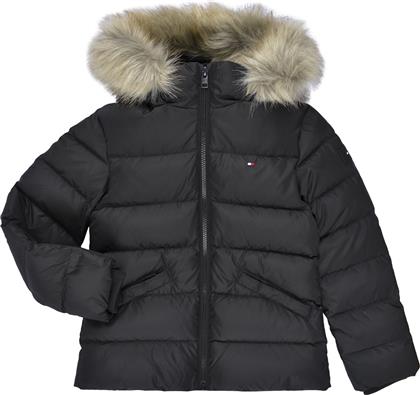 ΧΟΝΤΡΟ ΜΠΟΥΦΑΝ ESSENTIAL DOWN FUR HOOD JACKET TOMMY HILFIGER