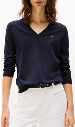 CO JERSEY STITCH V-NK SWEATER TOMMY HILFIGER