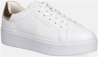 ΔΕΡΜΑΤΙΝΑ SNEAKERS ESSENTIAL PLATFORM COURT SNEAKER TOMMY HILFIGER