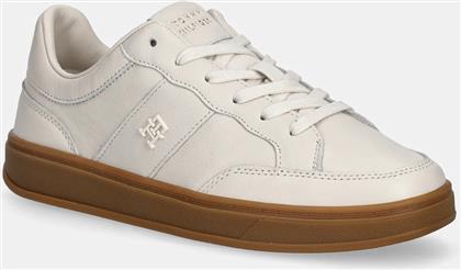 ΔΕΡΜΑΤΙΝΑ ΑΘΛΗΤΙΚΑ ΠΑΠΟΥΤΣΙΑ TH HERITAGE COURT SNEAKER LTR TOMMY HILFIGER