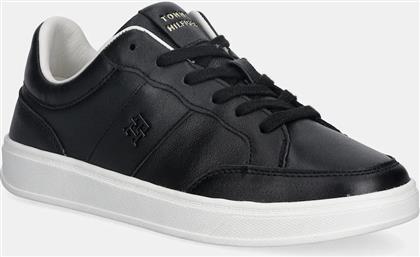 ΔΕΡΜΑΤΙΝΑ ΑΘΛΗΤΙΚΑ ΠΑΠΟΥΤΣΙΑ TH HERITAGE COURT SNEAKER LTR TOMMY HILFIGER