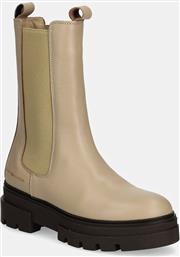 ΔΕΡΜΑΤΙΝΕΣ ΜΠΟΤΕΣ ΤΣΕΛΣΙ MONOCHROMATIC CHELSEA BOOT ΓΥΝΑΙΚΕΙΕΣ, ΧΡΩΜΑ: ΜΠΕΖ, FW0FW06730 TOMMY HILFIGER