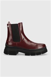 ΔΕΡΜΑΤΙΝΕΣ ΜΠΟΤΕΣ ΤΣΕΛΣΙ PREPPY OUTDOOR LOW BOOT ΓΥΝΑΙΚΕΙΕΣ TOMMY HILFIGER από το ANSWEAR