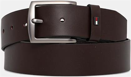 ΔΕΡΜΑΤΙΝΗ ΖΩΝΗ ΧΡΩΜΑ: ΚΑΦΕ, AM0AM13830 TOMMY HILFIGER